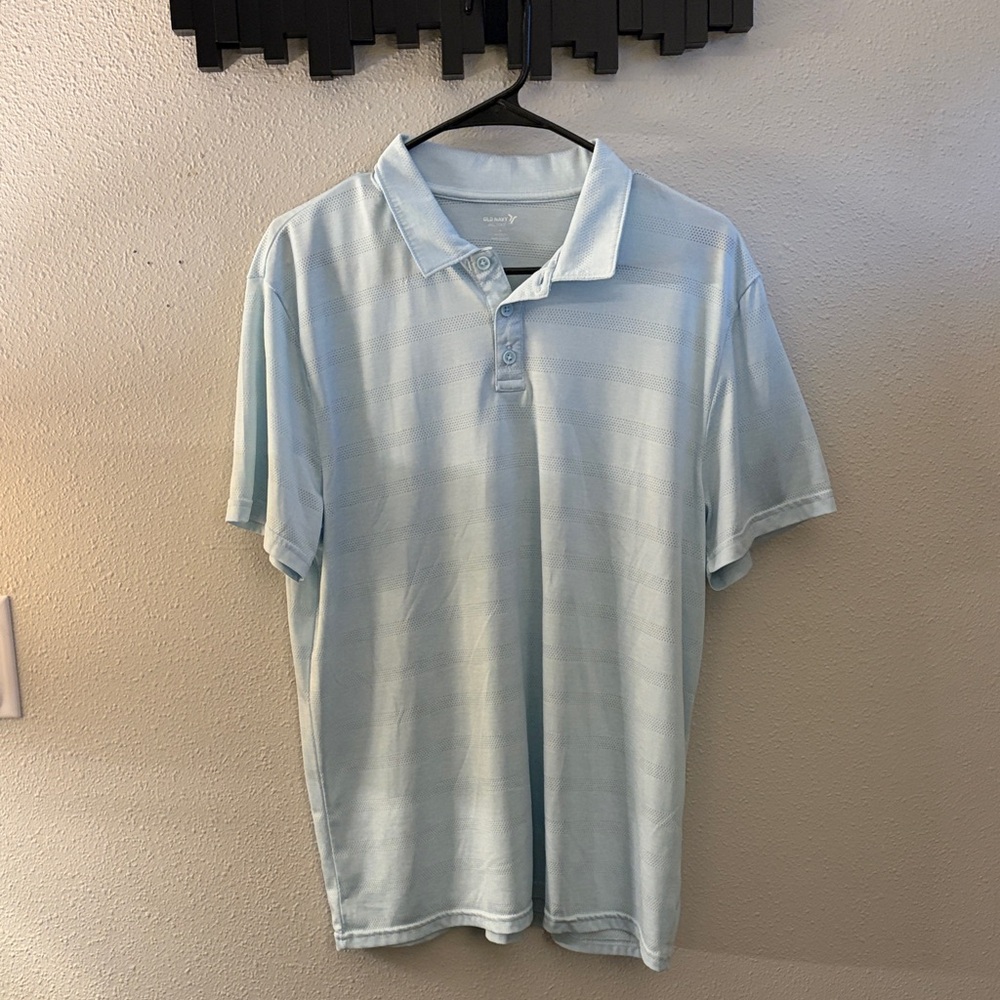 Old Navy Active Sky Blue Polo Shirt